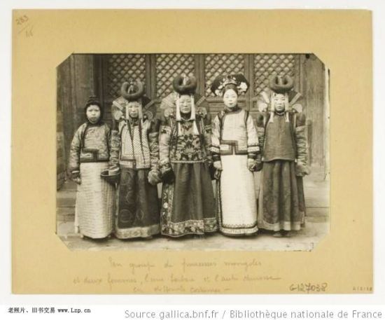 法国人收藏清末美女照