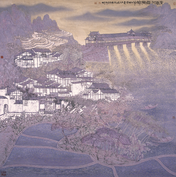 以篆入画开现代工笔山水新风--福建画院副院长杨挺访谈