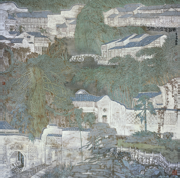 以篆入画开现代工笔山水新风--福建画院副院长杨挺访谈