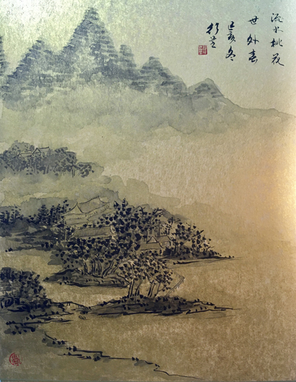 古琴家、画家高建国专访：一弹流水一弹月，七弦琴上行墨云