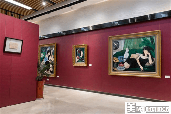 魏沁绘画跨年个展曼丽·红在南京开幕