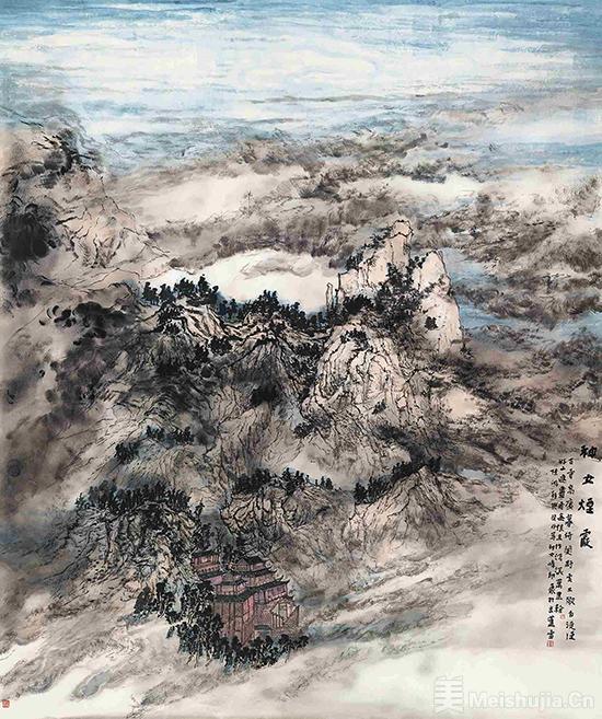 沉厚显清逸 密致见旷远——评董雷的山水画新作