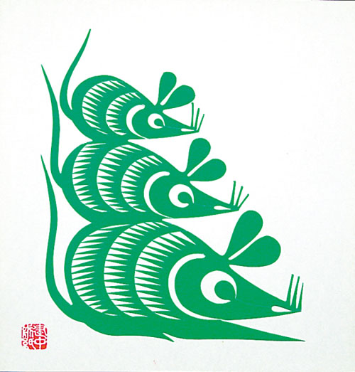 海派剪纸艺术传承父子