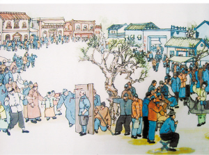 石家庄版《清明上河图》画卷再现老石门风情